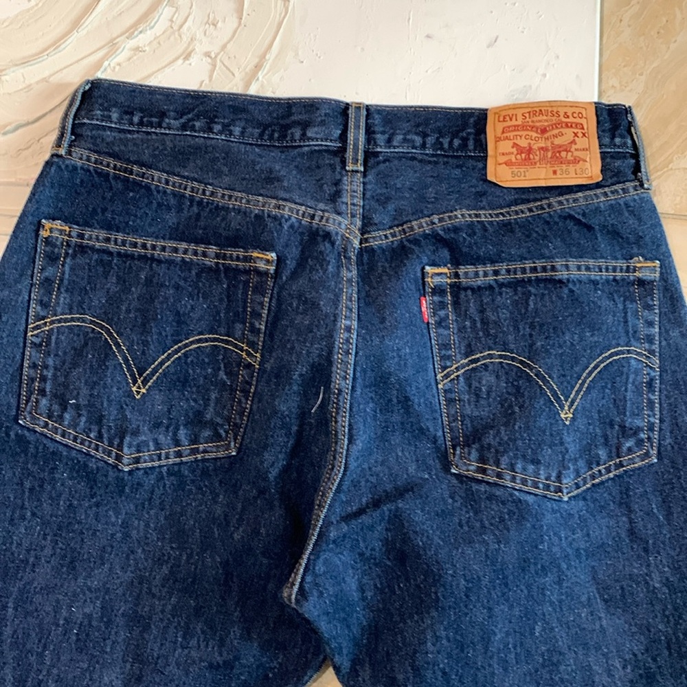 Levi’s  501 vintage unisex denim jeans.